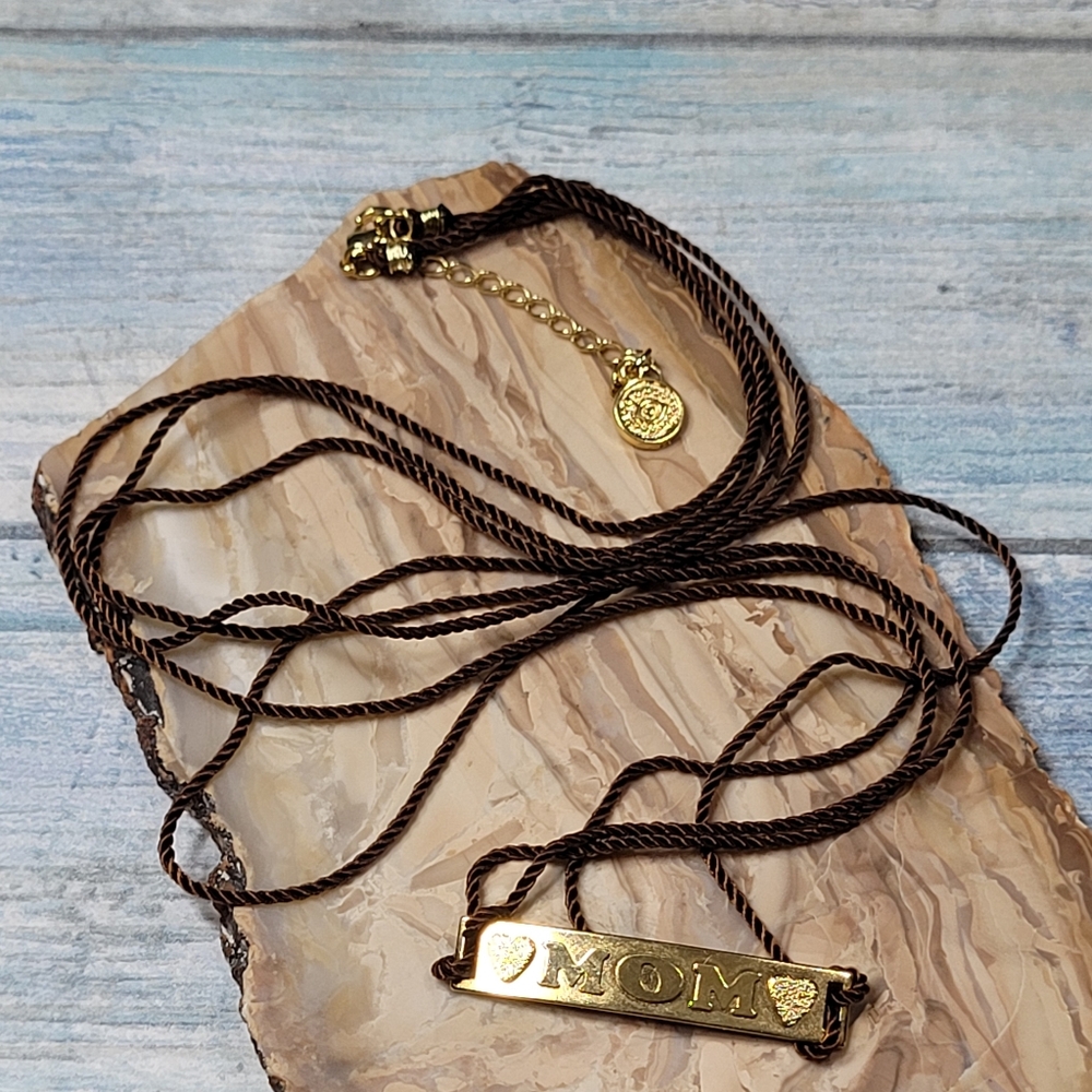 Blee Inara Mom Cord Long Necklace.